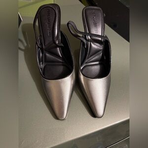 Karl Lagerfeld Women's Silver Heels